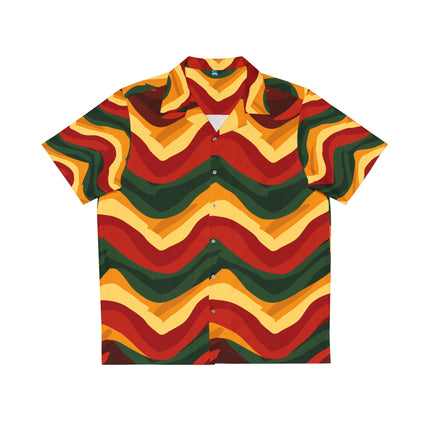 Waves Men's African Shirt (AOP) - NGOWE STORE