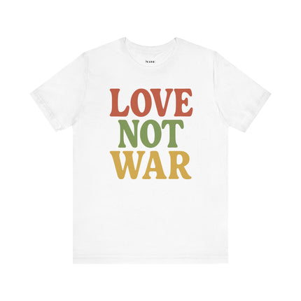 Bun Dem Summer 2025 Love Not War Unisex Tee, Summer Vibes T-Shirt, Festival Shirt, Casual Wear, Peace Tee, Gift for Music Lovers - NGOWE STORE