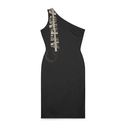 Shackled Shoulder Dress (AOP) - NGOWE STORE