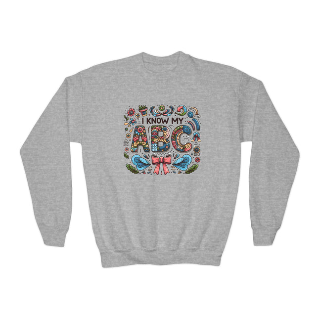 I know my ABC Youth Crewneck Sweatshirt - NGOWE STORE