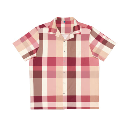 Plaid Men's African Shirt (AOP) - NGOWE STORE