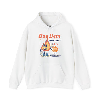 Bun Dem Summer Hoodie - Unisex Heavy Blend™ Sweatshirt, Chill Vibe, Perfect for Summer Parties, Gifts, Casual Wear, Streetwear - NGOWE STORE