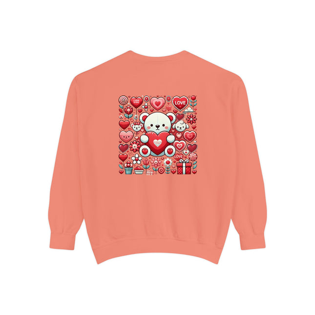 Fearless Love Unisex Garment-Dyed Sweatshirt - NGOWE STORE