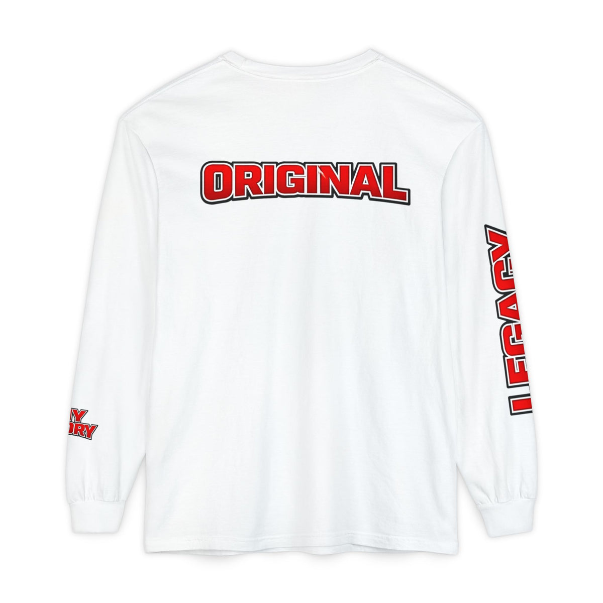 AdeAde “I Deh, You Deh?” — Original • My Story • Legacy Edition Unisex Garment-dyed Long Sleeve T-Shirt - NGOWE STORE