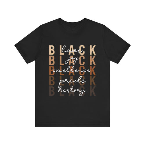 Black Pride Unisex Jersey Short Sleeve Tee - NGOWE STORE