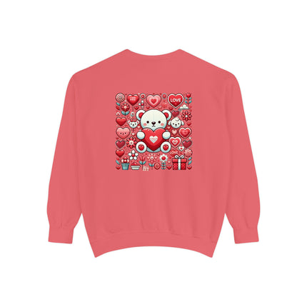 Fearless Love Unisex Garment-Dyed Sweatshirt - NGOWE STORE