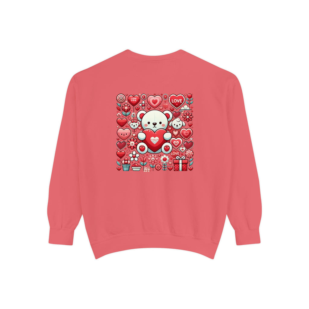 Fearless Love Unisex Garment-Dyed Sweatshirt - NGOWE STORE