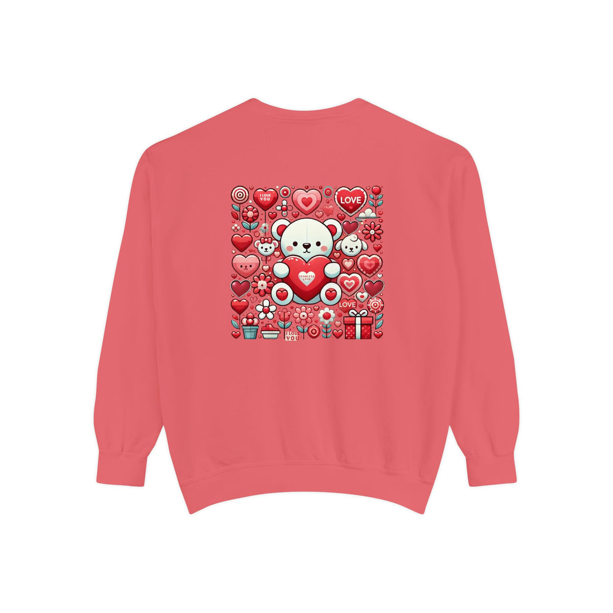 Fearless Love Unisex Garment-Dyed Sweatshirt - NGOWE STORE