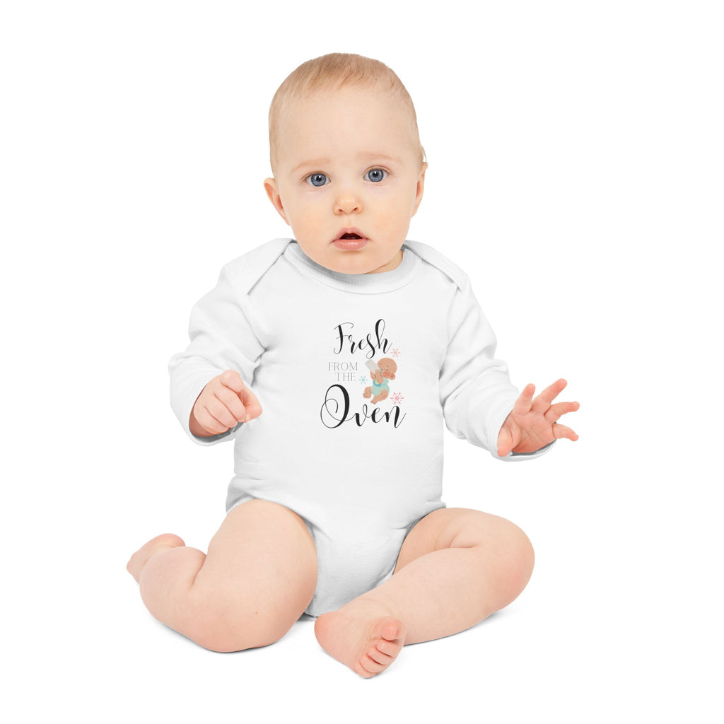 Baby Long-Sleeve Organic Bodysuit - NGOWE STORE
