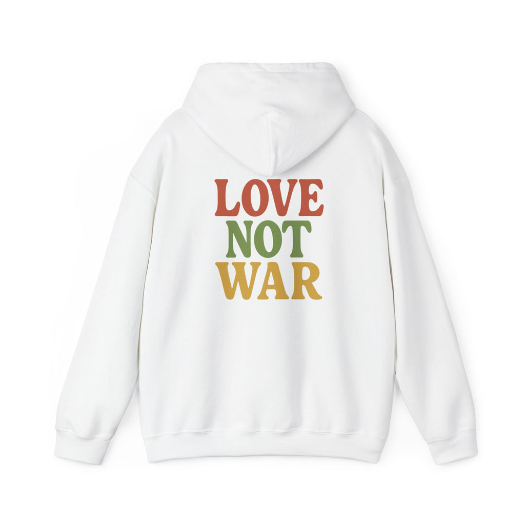 Bun Dem Summer Vibes Hooded Sweatshirt - Empire Editon Cozy Unisex Hoodie, Love Not War Casual Summer Apparel, Gift for Festivals, Outdoor Gatherings, Relaxed Style Sweatshirt - NGOWE STORE