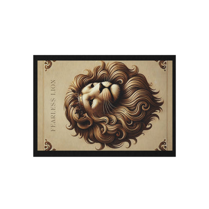 Fearless Lion Outdoor Rug