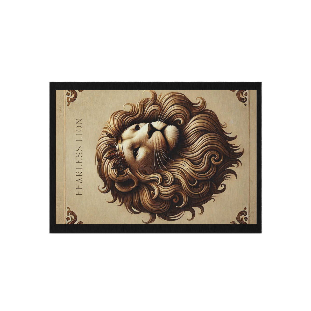 Fearless Lion Outdoor Rug - NGOWE STORE