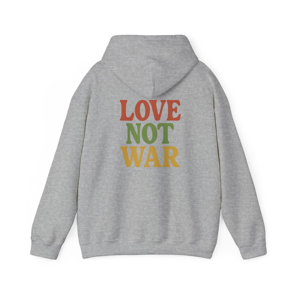 Bun Dem Summer Vibes Hooded Sweatshirt - Empire Editon Cozy Unisex Hoodie, Love Not War Casual Summer Apparel, Gift for Festivals, Outdoor Gatherings, Relaxed Style Sweatshirt - NGOWE STORE