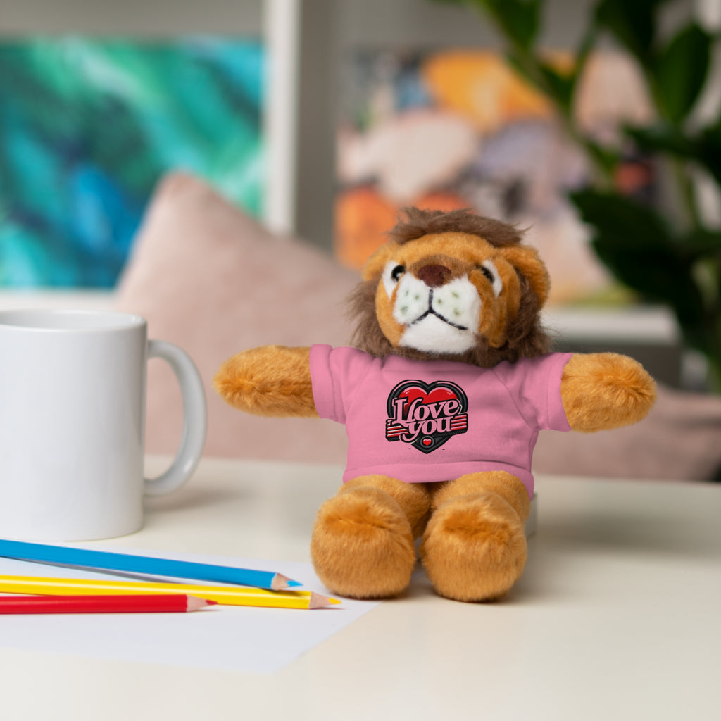 I Love You Stuffed Animals with Tee - NGOWE STORE