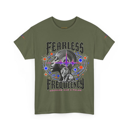 Fearless Frequency Graphic T-Shirt - Unisex Heavy Cotton Tee - NGOWE STORE