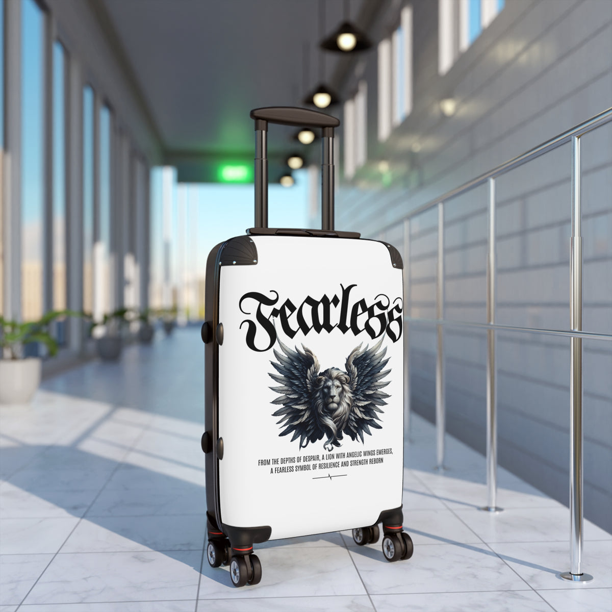 Fearless Lion Wings Suitcase - NGOWE STORE