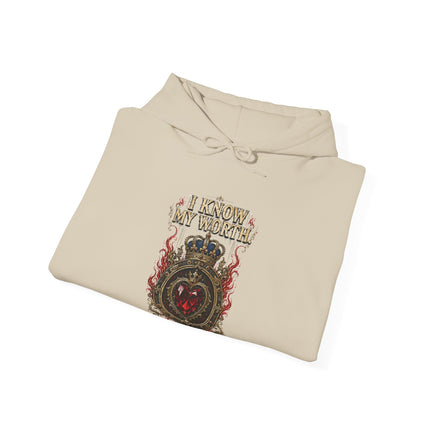 I Know My Worth Graphic Shirt | FIRE 6 RED™ - Unisex Sweatshirt