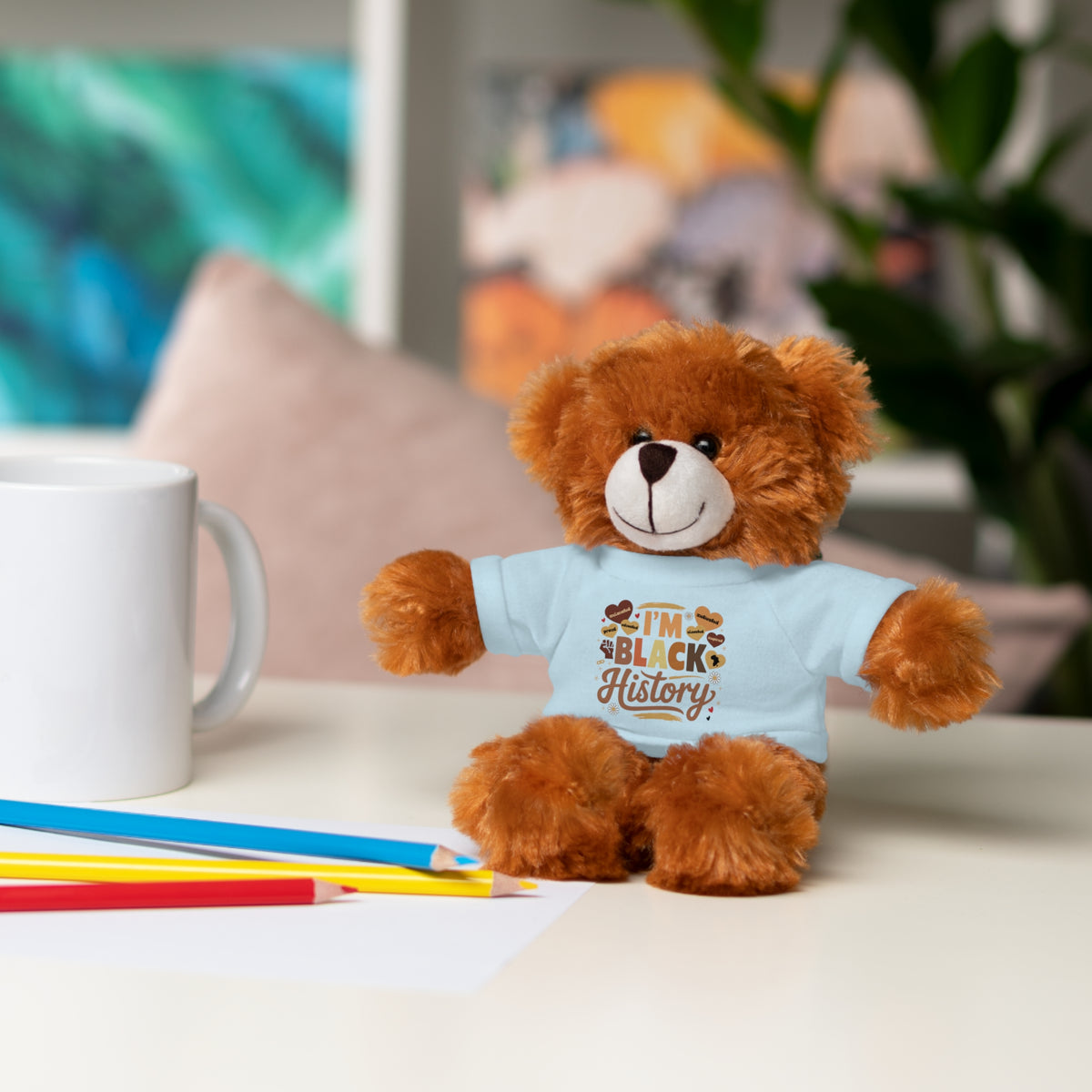 I'm Black History Stuffed Animals with Tee - NGOWE STORE