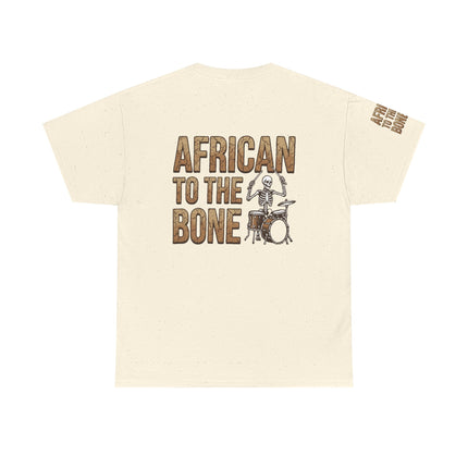 African to the Bone T-Shirt | AdeAde Original | Cultural Pride Unisex Tee | Soft Everyday Statement Shirt - NGOWE STORE