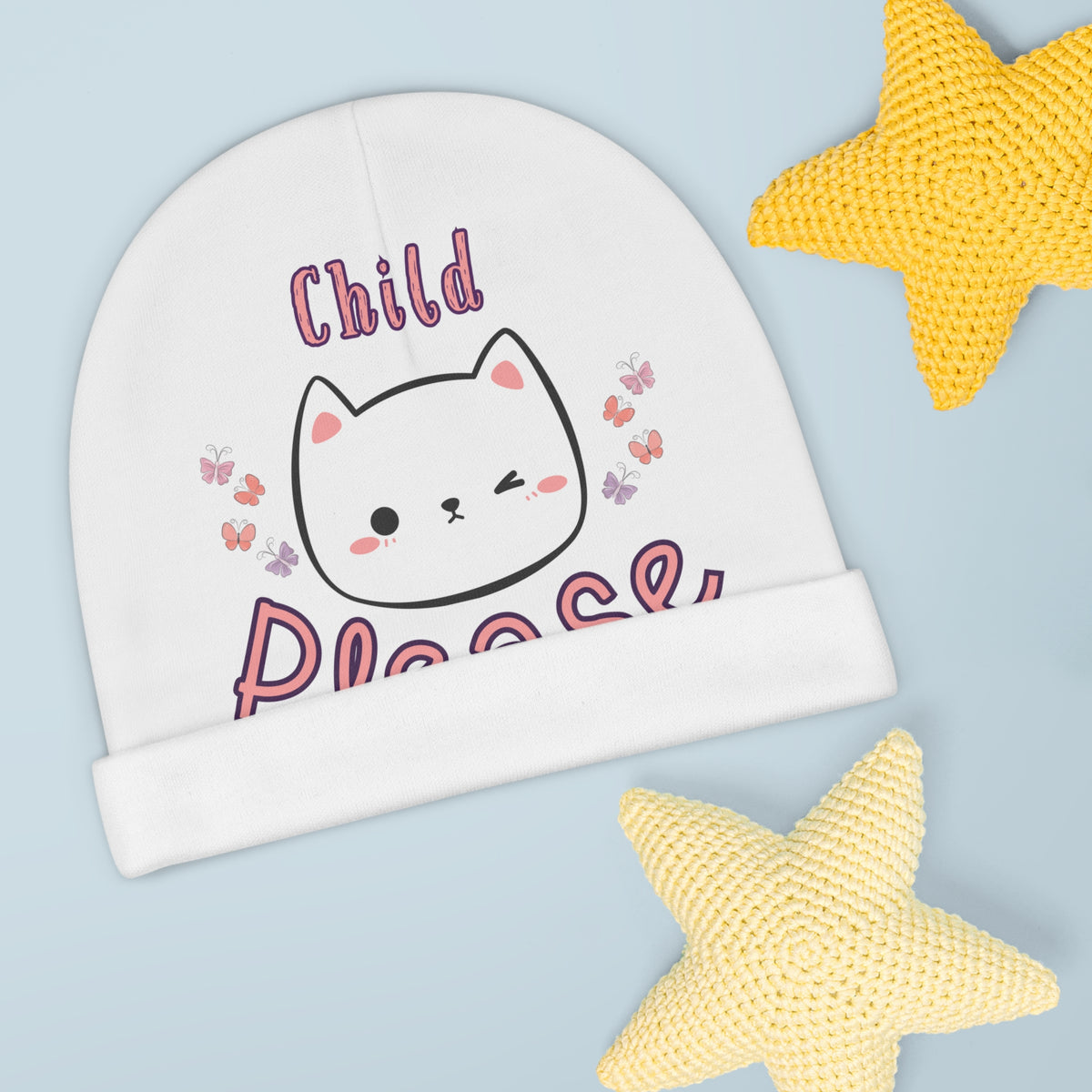 Sassy Baby Beanie (AOP) - NGOWE STORE