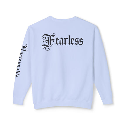Fearless Statement AdeAde Crewneck Sweatshirt – White Edition Unisex Lightweight - NGOWE STORE