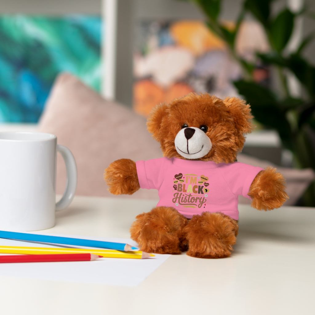 I'm Black History Stuffed Animals with Tee - NGOWE STORE