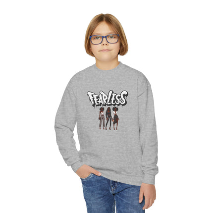 Fearless Friends and Sisters Youth Crewneck Sweatshirt - NGOWE STORE