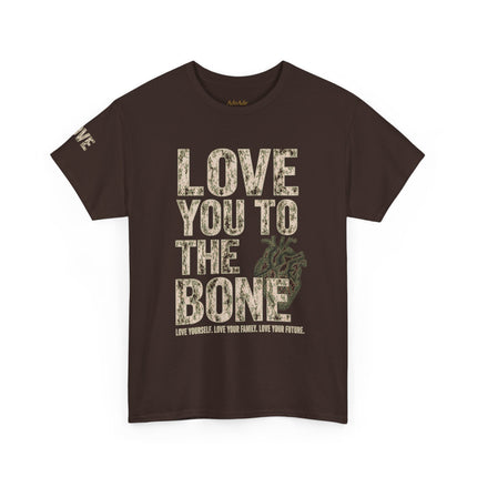 LOVE YOU TO THE BONE™ Unisex Heavy Cotton T-Shirt | FIRE 6 RED™ - NGOWE STORE