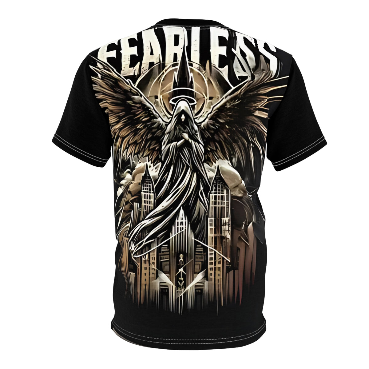 Gothic Angel Unisex Cut & Sew Tee (AOP) - NGOWE STORE