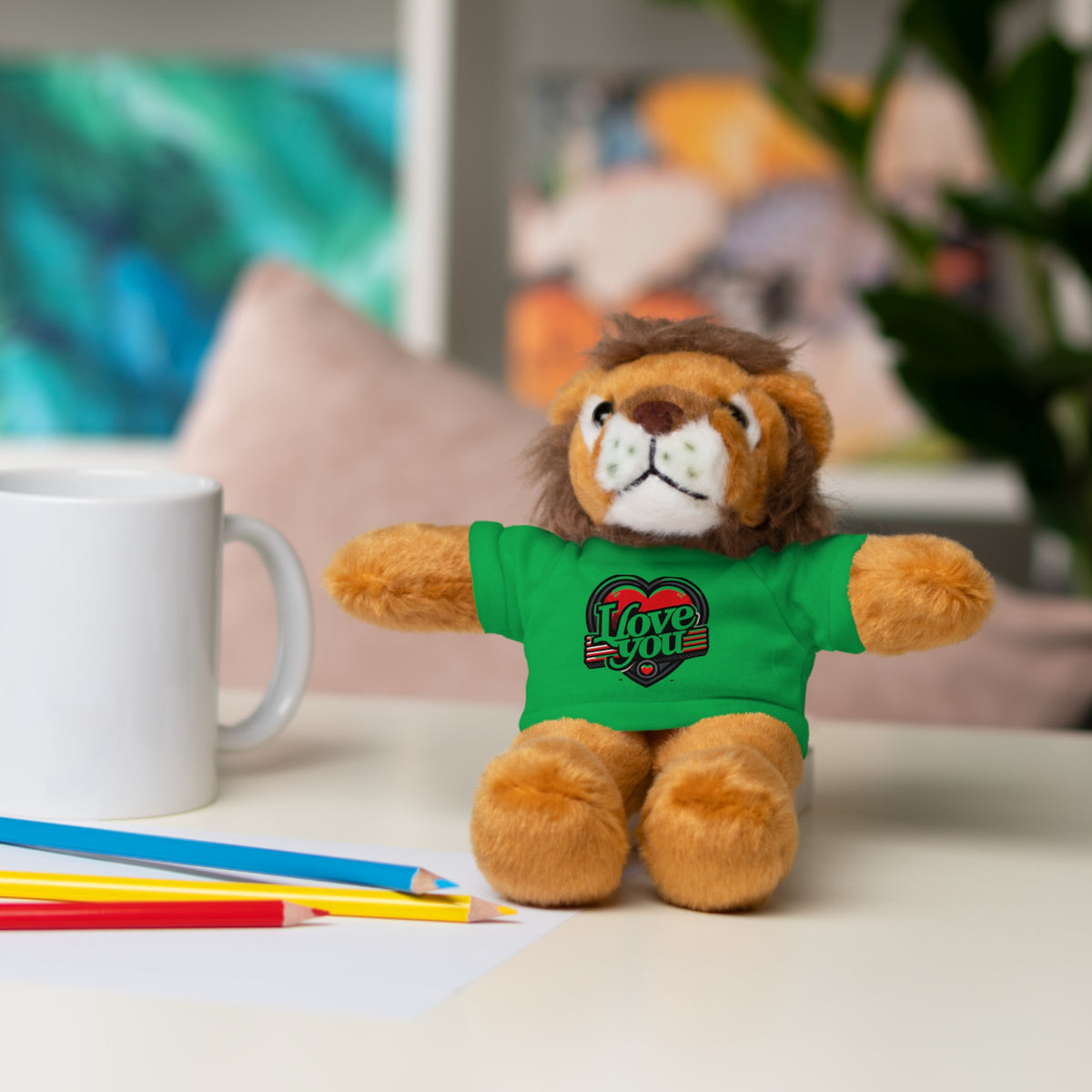 I Love You Stuffed Animals with Tee - NGOWE STORE