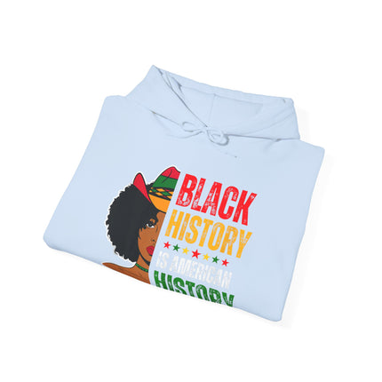 Black History is American History Unisex Heavy Blend™ Hooded Sweatshirt