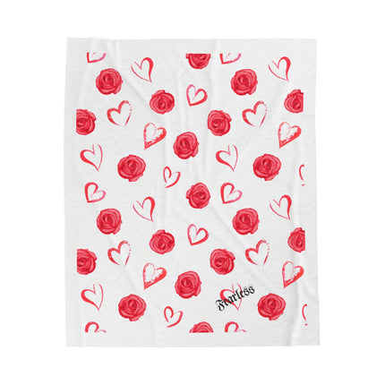 Fearless Love Velveteen Plush Blanket - NGOWE STORE