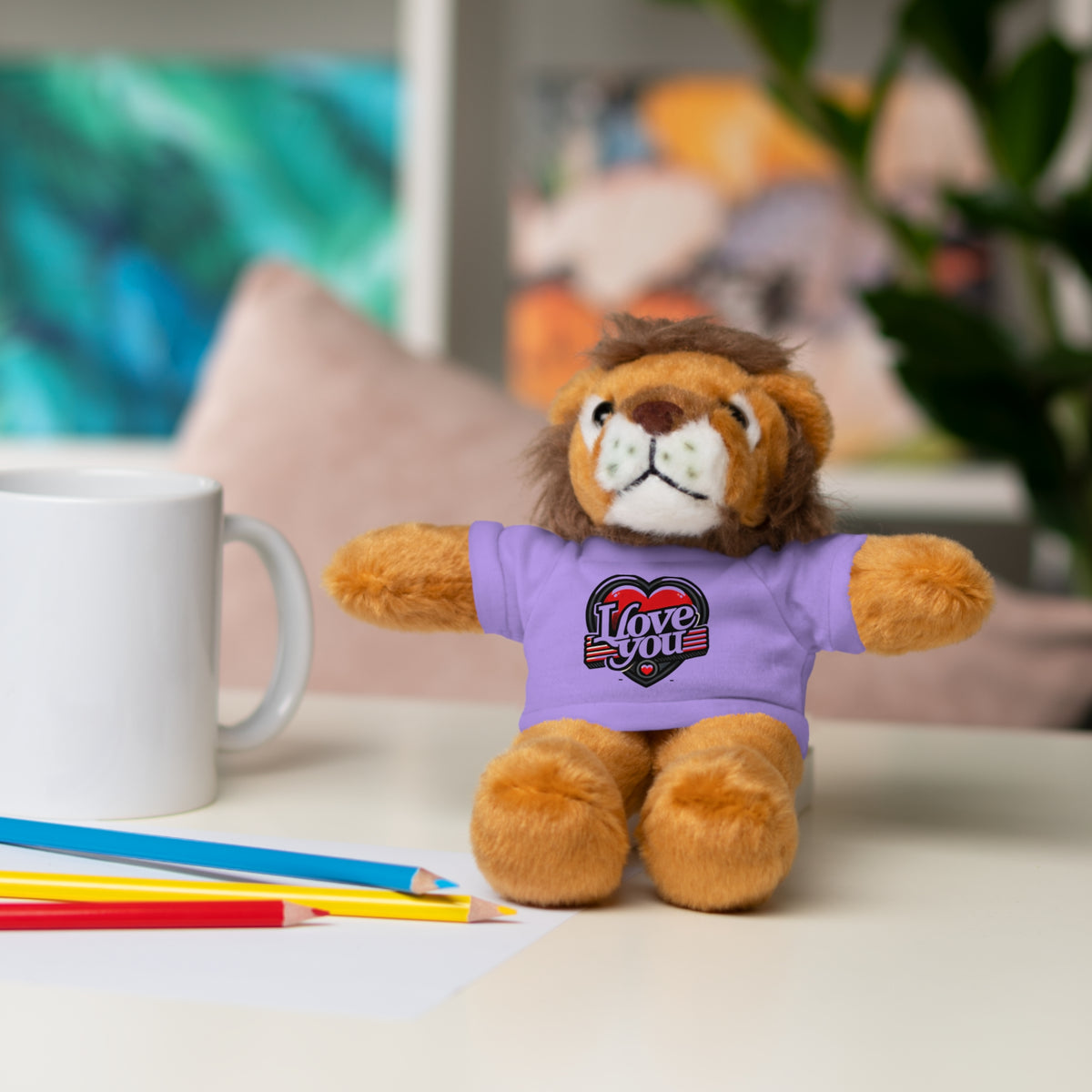 I Love You Stuffed Animals with Tee - NGOWE STORE