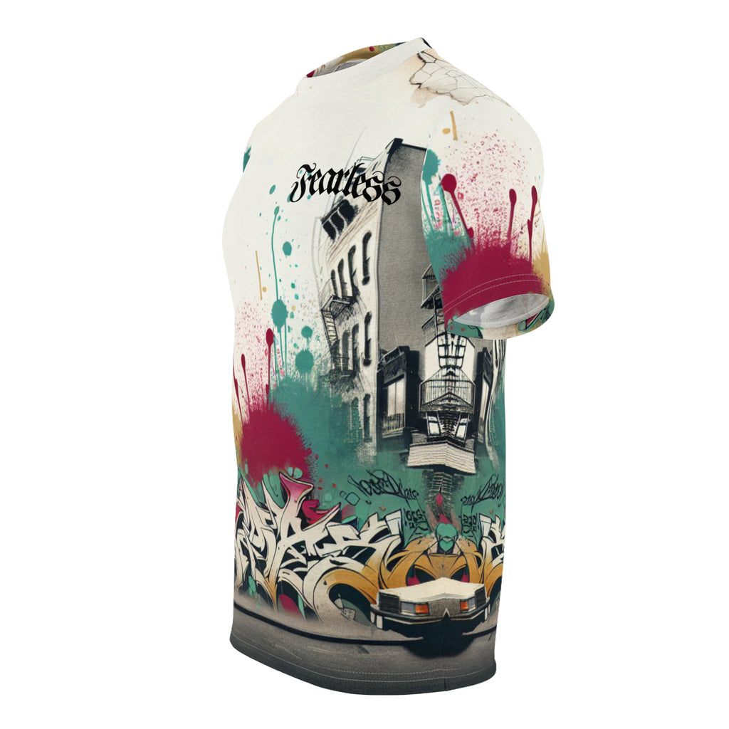Fearless in the Streets Unisex Cut & Sew Tee (AOP) - NGOWE STORE