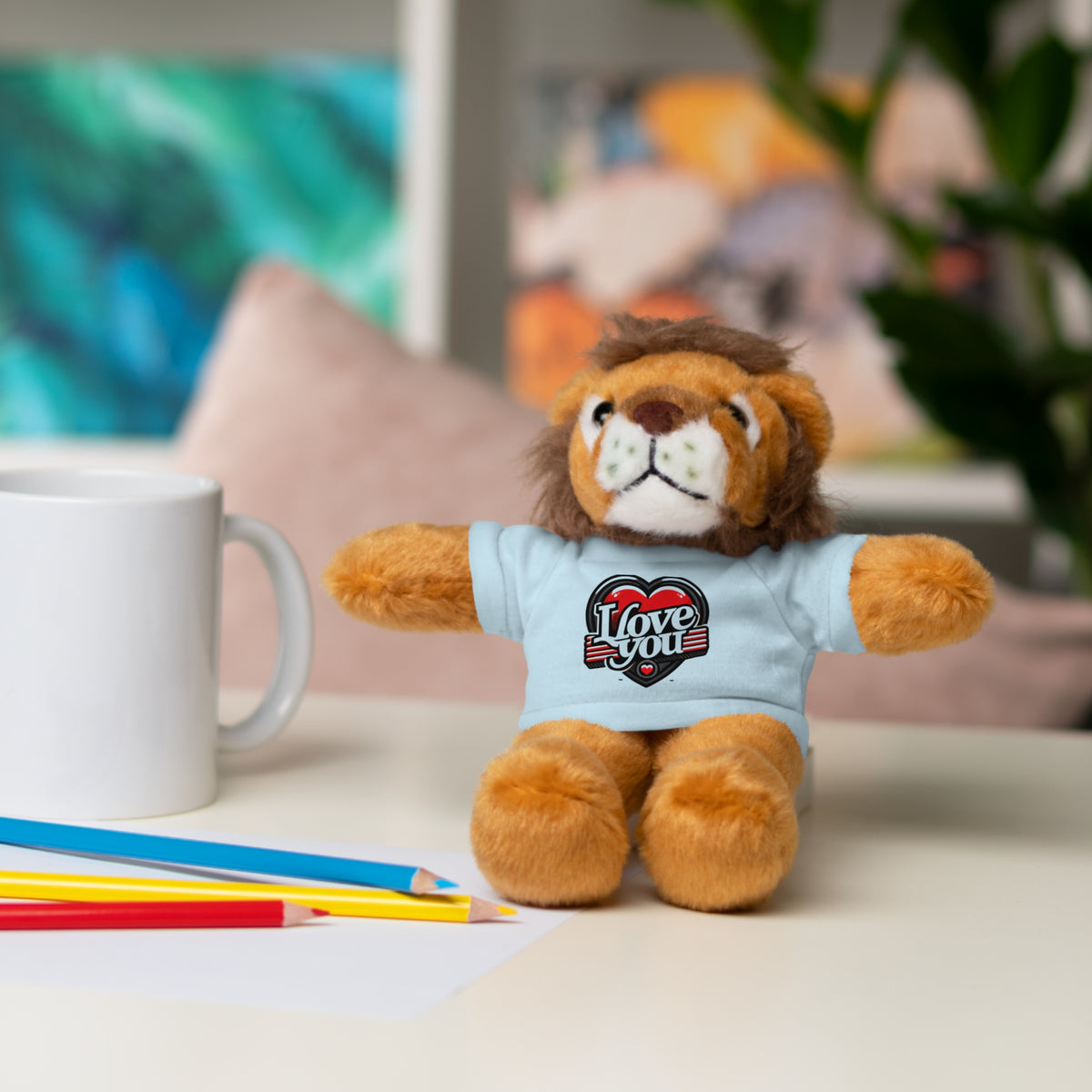 I Love You Stuffed Animals with Tee - NGOWE STORE