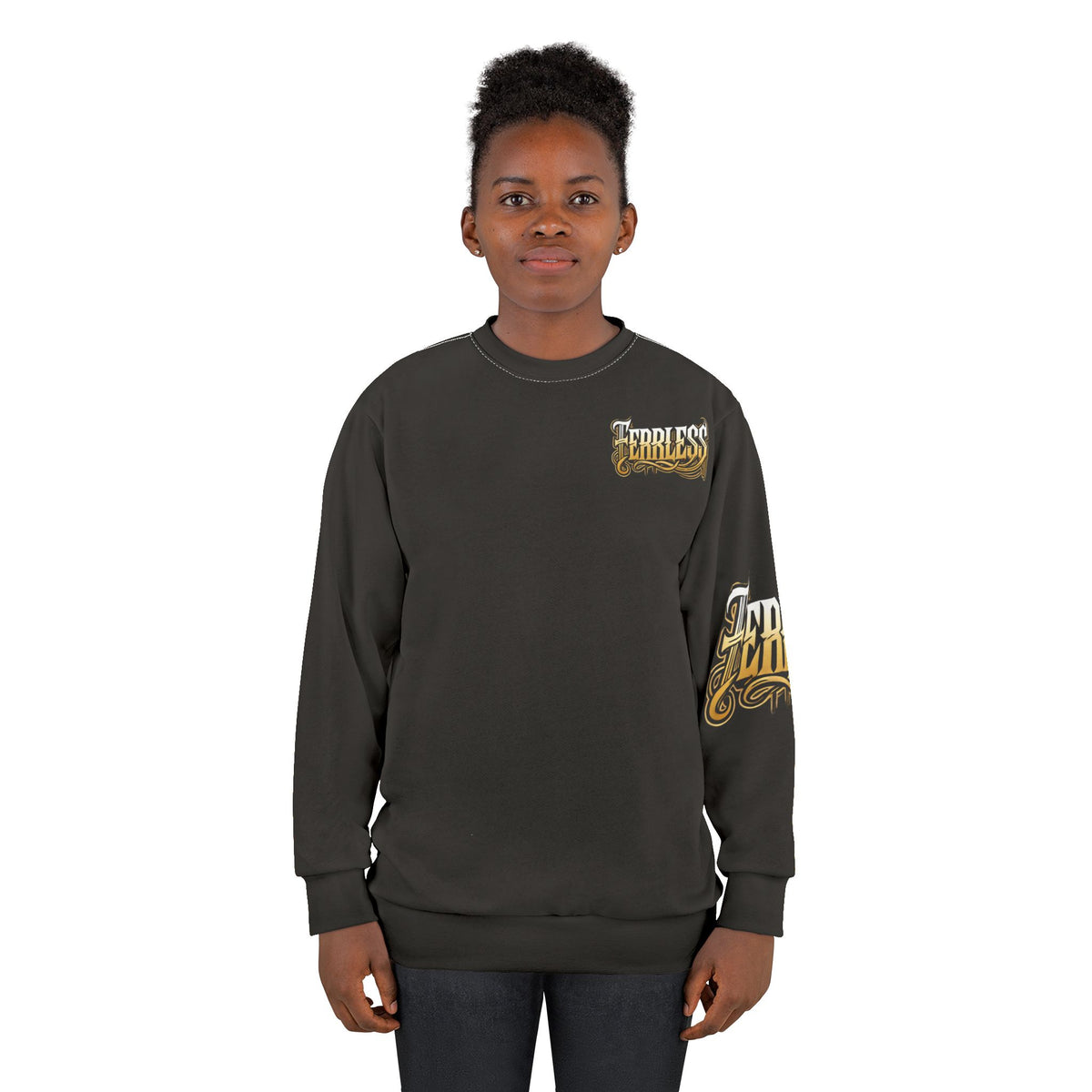 Fearless Warrior Unisex Sweatshirt (AOP) - NGOWE STORE