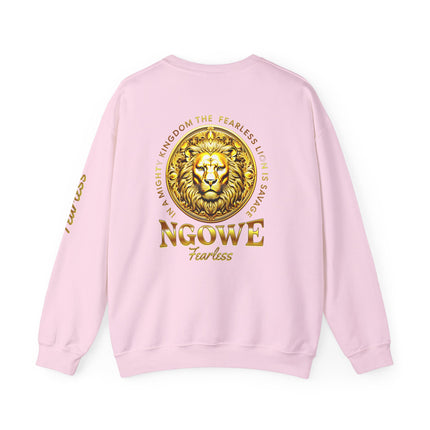 A Fearless Lion is Savage Unisex Heavy Blend™ Crewneck Sweatshirt