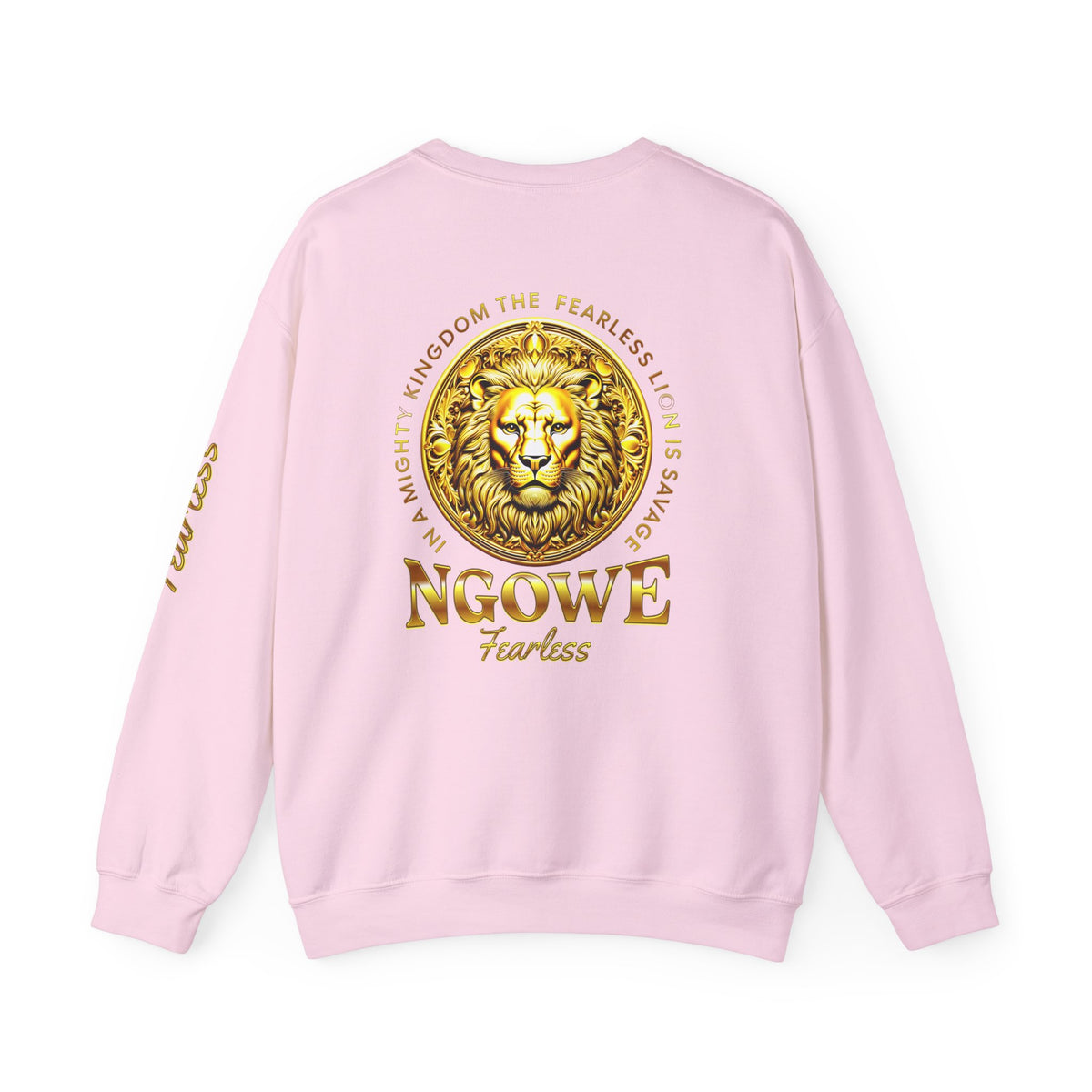 A Fearless Lion is Savage Unisex Heavy Blend™ Crewneck Sweatshirt - NGOWE STORE