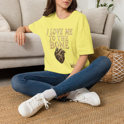 LOVE ME TO THE BONE™ Unisex Softstyle T-Shirt | FIRE 6 RED™