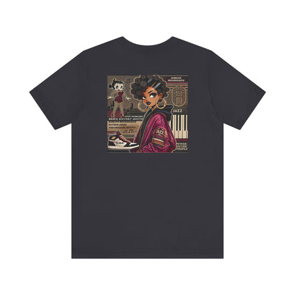 Harlem Renaissance Fearless Betty Boop Unisex Jersey Short Sleeve Tee