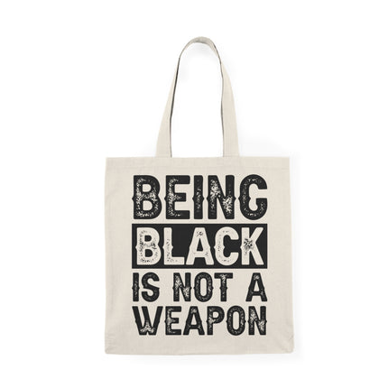 Being Black is Not a Crime Natural Tote Bag