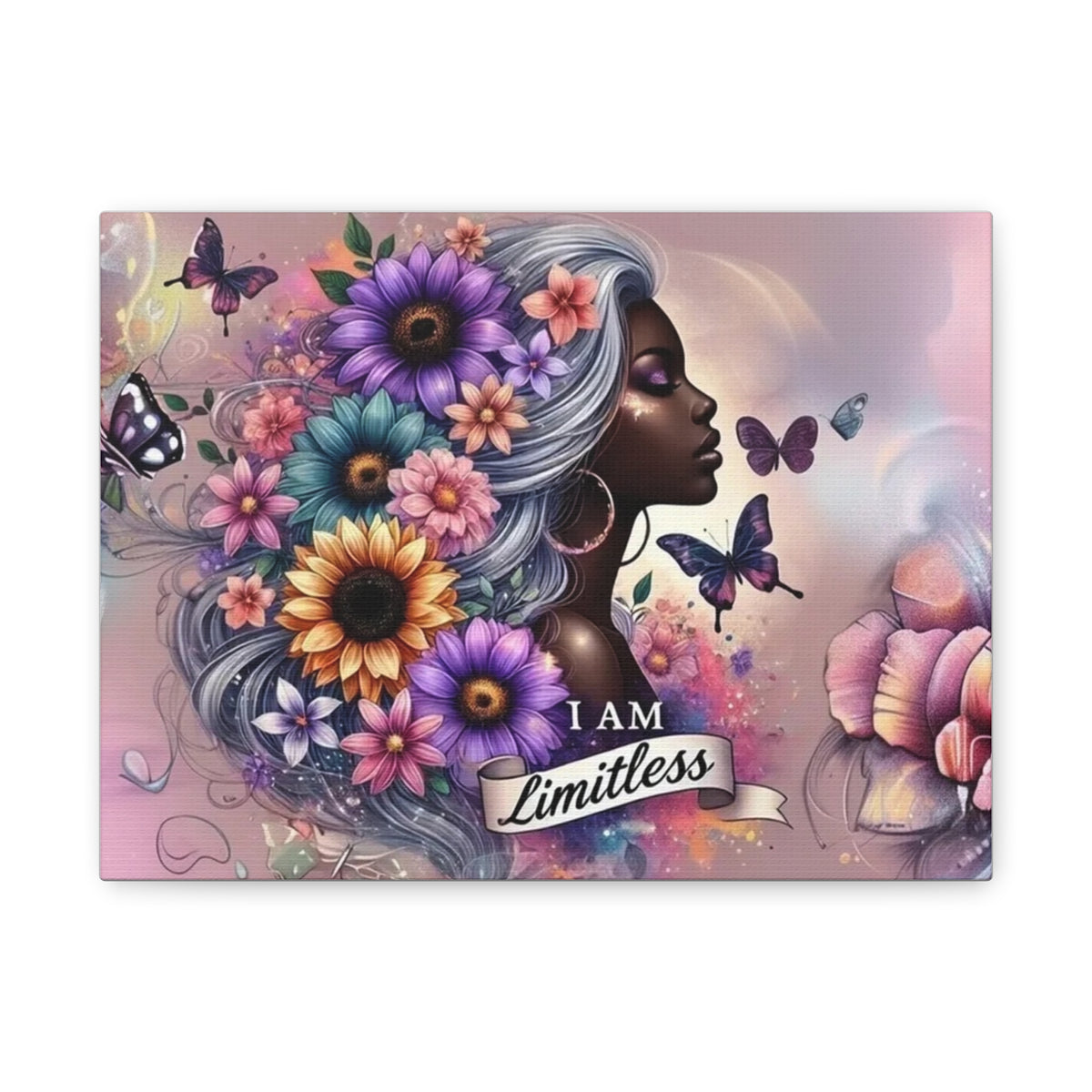 I Am Limitless Affirmation Canvas, Stretched, 1.25" - NGOWE STORE