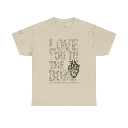 ADEADE "Love You To The Bone" Premium Red Legacy Heavy Cotton Tee – Limited Edition