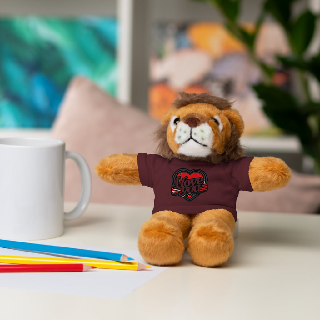 I Love You Stuffed Animals with Tee - NGOWE STORE