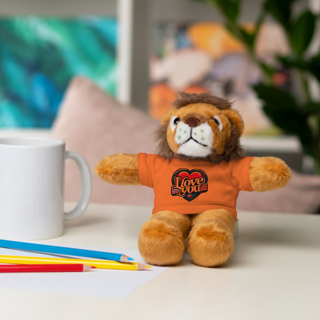 I Love You Stuffed Animals with Tee - NGOWE STORE