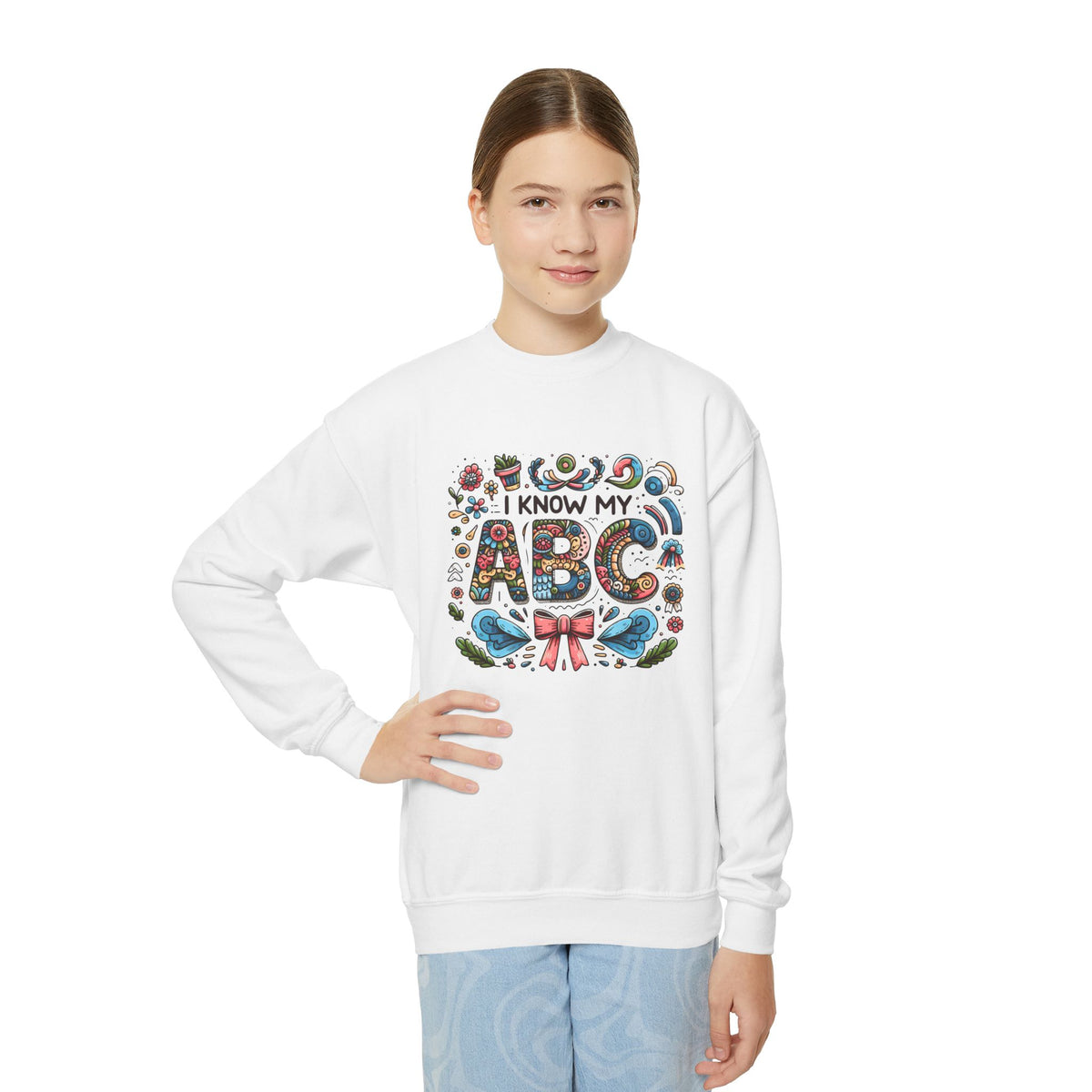 I know my ABC Youth Crewneck Sweatshirt - NGOWE STORE