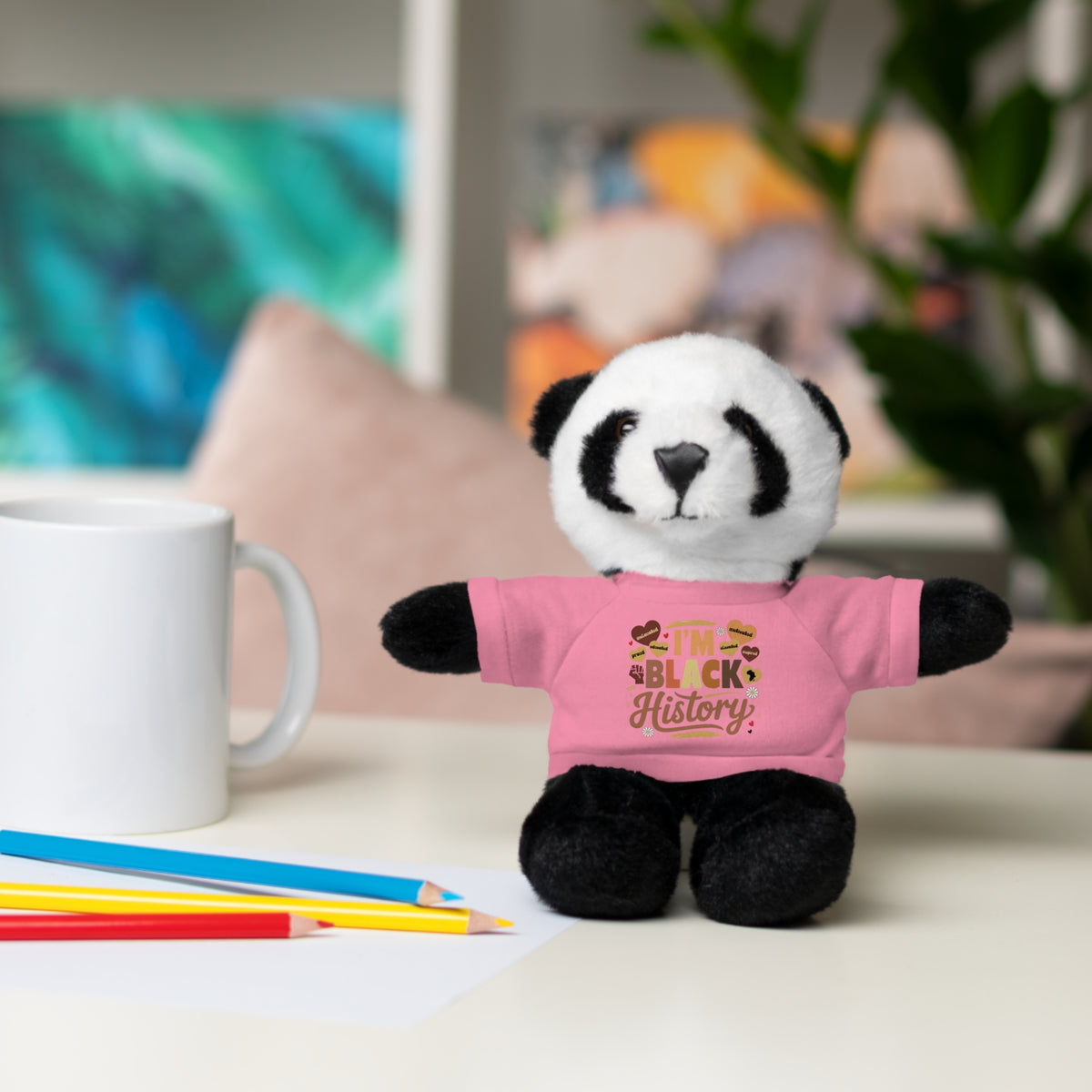 I'm Black History Stuffed Animals with Tee - NGOWE STORE