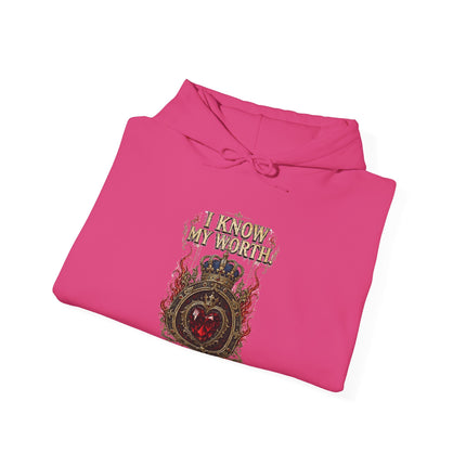 I Know My Worth Graphic Shirt | FIRE 6 RED™ - Unisex Sweatshirt