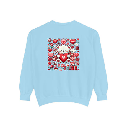 Fearless Love Unisex Garment-Dyed Sweatshirt - NGOWE STORE