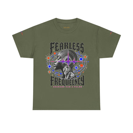 Fearless Frequency Graphic T-Shirt - Unisex Heavy Cotton Tee - NGOWE STORE